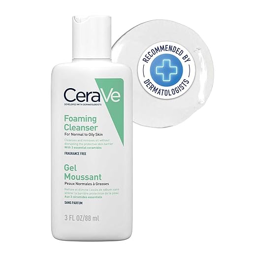 CeraVe Foaming Cleanser For Normal To Oily Skin-88 ml