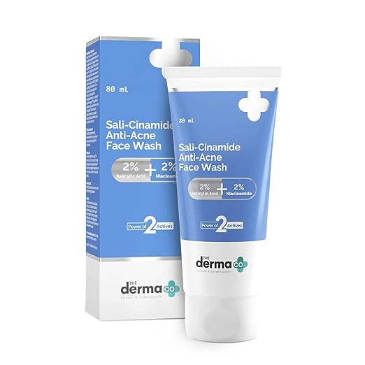 The Derma Co Sali-Cinamide Anti-Acne Face Wash-80 ml