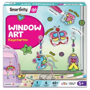 WINDOW ART Keycharms | 4-8 years | DIY Activity Kit
